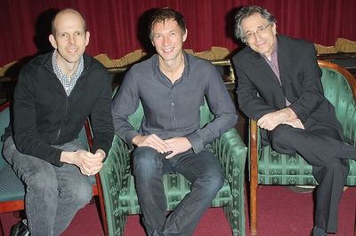 Jeff Blumenkrantz, Richard Hake and Chip Zien Photo