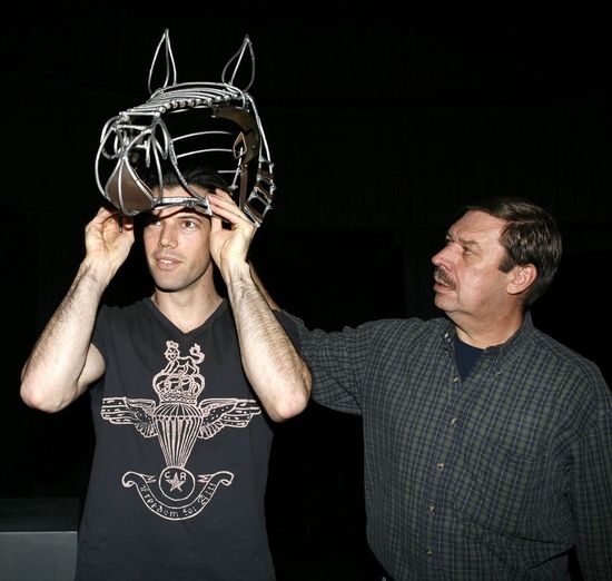 Photo Coverage: EQUUS Unveils Original 'Horse Head' Prop — photo 7 of 39