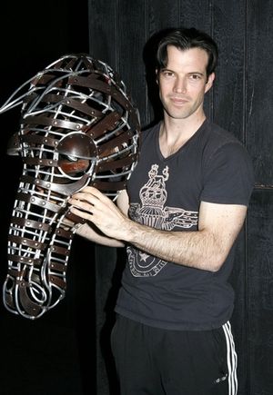 Lorenzo Pisoni with The current production 'Horse Head' @ BroadwayWorld Lorenzo Pisoni with The current production 'Horse Head' Photo