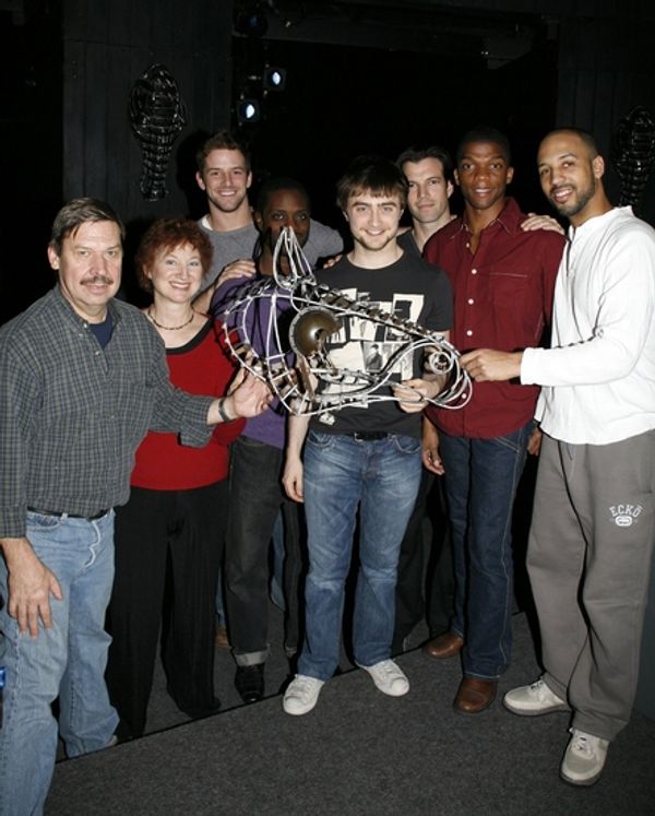 Mike Smanko, Elaine Bromka, Collin Baja, Adesola Osakalumi, Daniel Radcliffe, Lorenzo Photo