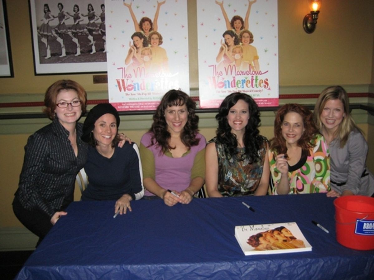 Melissa Robinette, Beth Malone, Farah Alvin, Victoria Matlock, Bets Malone and Lauren Pastorek at 