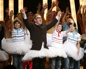 Kiril Kulish, Elton John, Trent Kowalik and David Alvarez @ BroadwayWorld Kiril Kulish, Elton John, Trent Kowalik and David Alvarez Photo