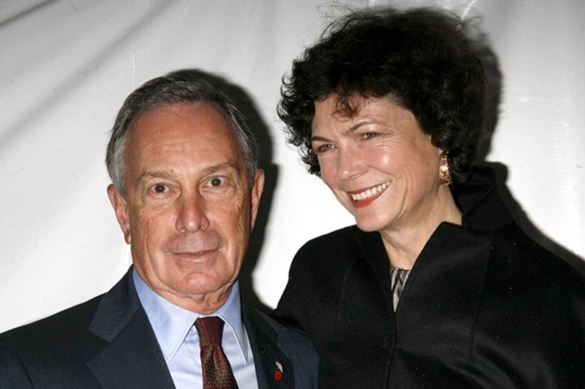 Mayor Michael Bloomberg and Diana Taylor at 