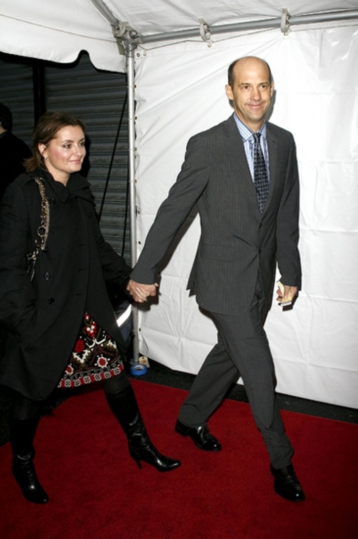 Anthony Edwards and wife Jeanine Lobell

 at 