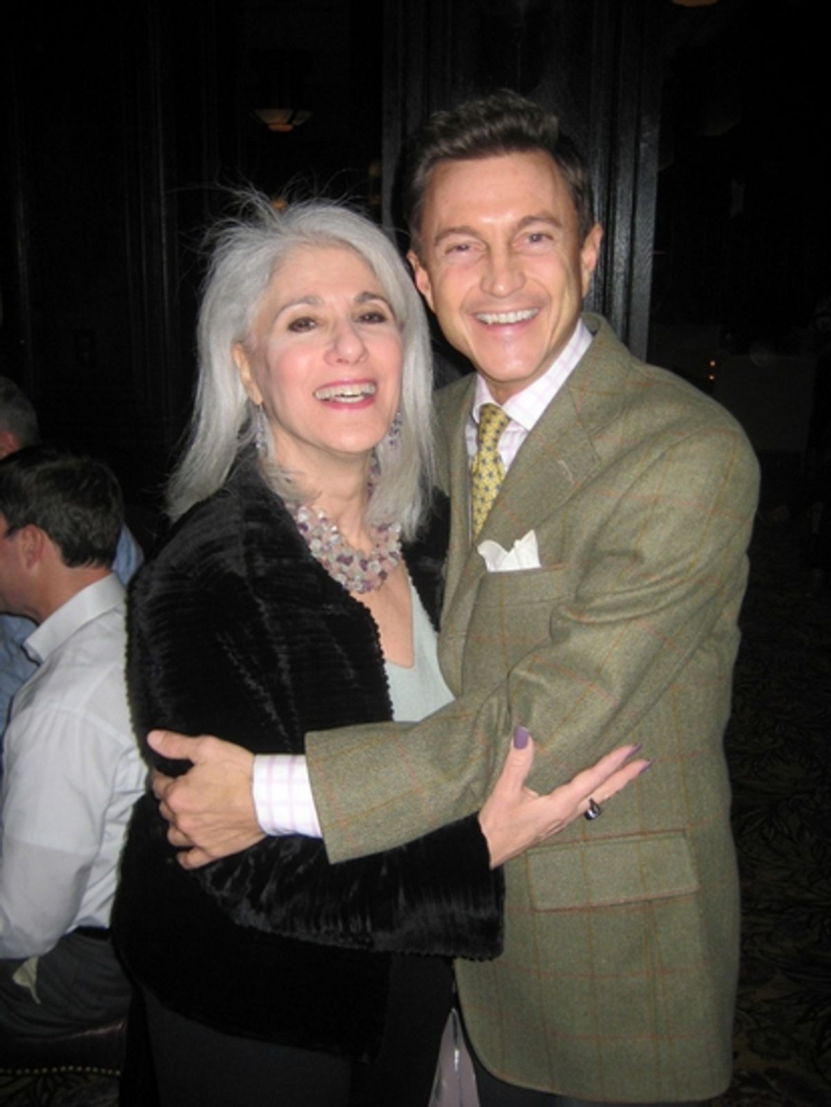 Jamie de Roy and Jeff Harnar at 