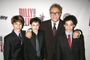 Trent Kowalik, Kiril Kulish, David Alvarez and Elton John Photo