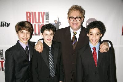 Trent Kowalik, Kiril Kulish, David Alvarez and Elton John Photo