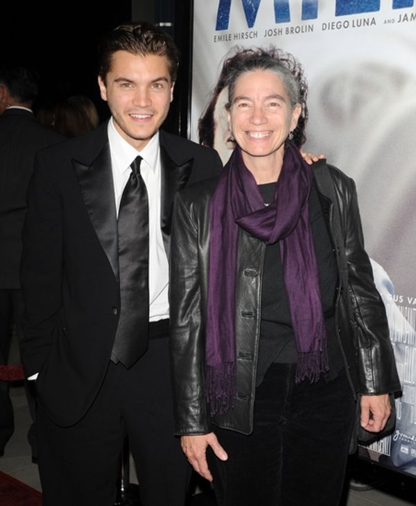 Emile Hirsch with his Mother Photo