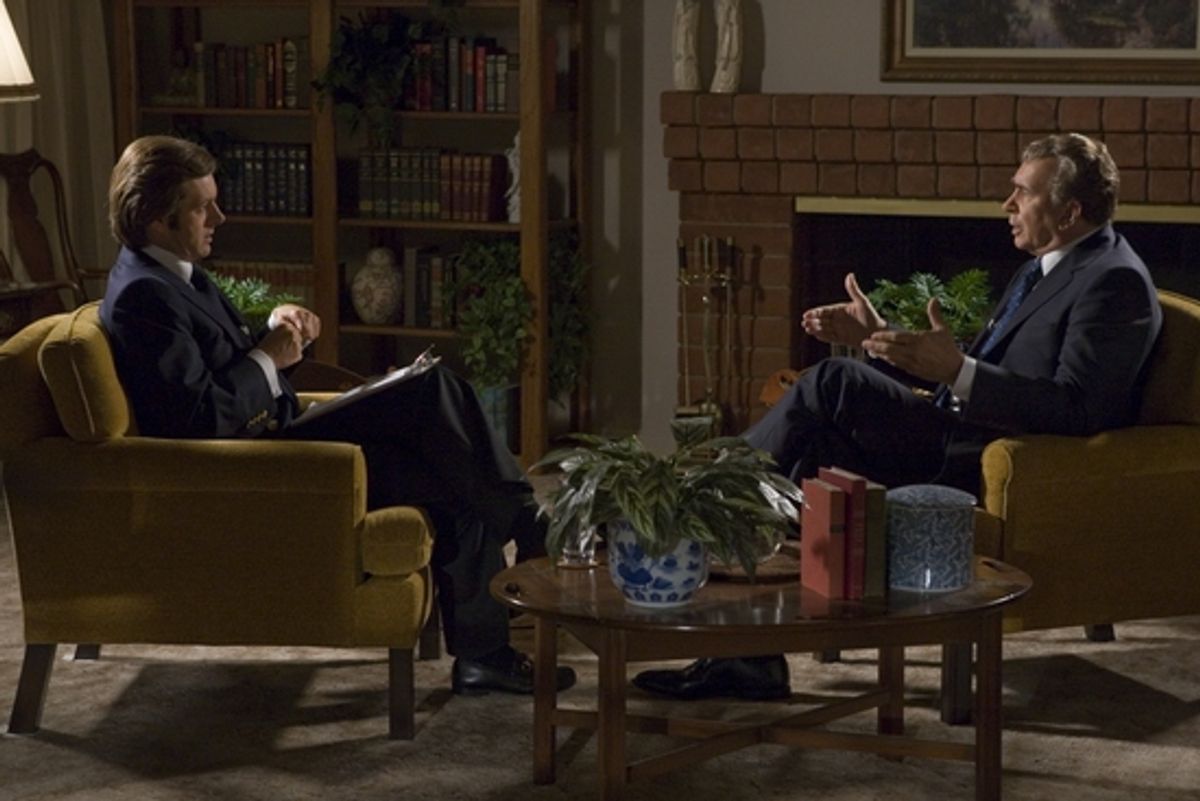 Michael Sheen and Frank Langella at 