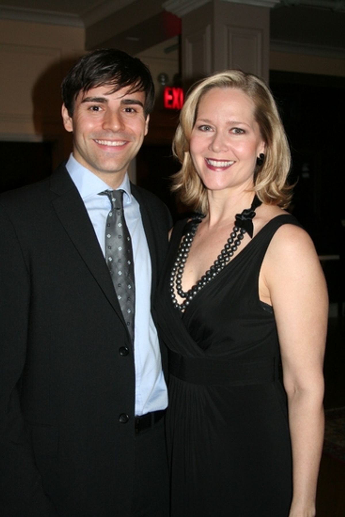 Adam Fiorentino and Rebecca Luker at 