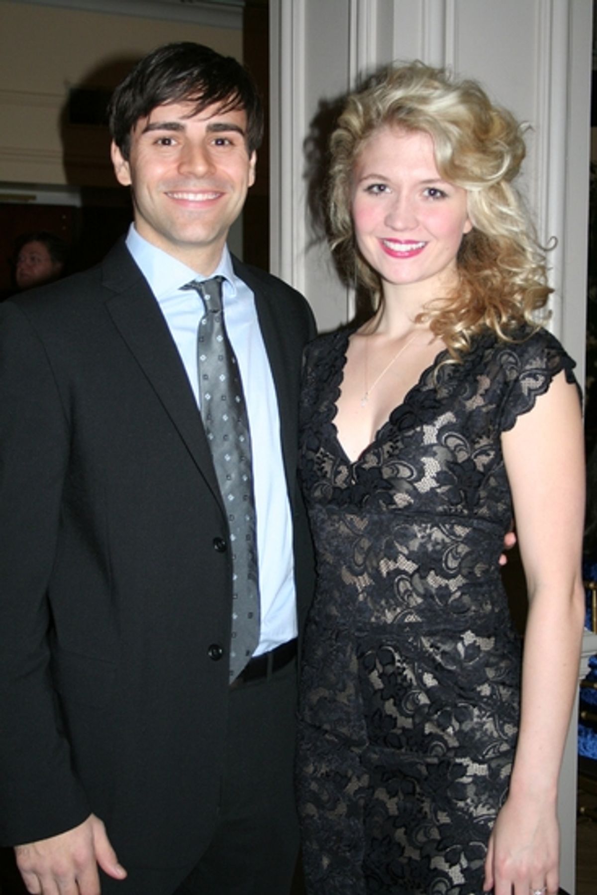 Adam Fiorentino and Scarlett Strallen at 