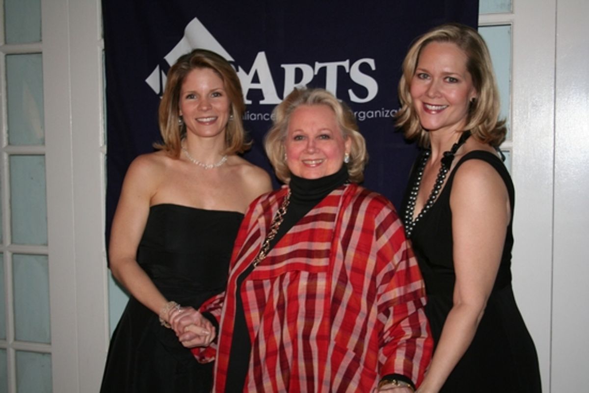 Kelli O'Hara, Barbara Cook and Rebecca Luker at 