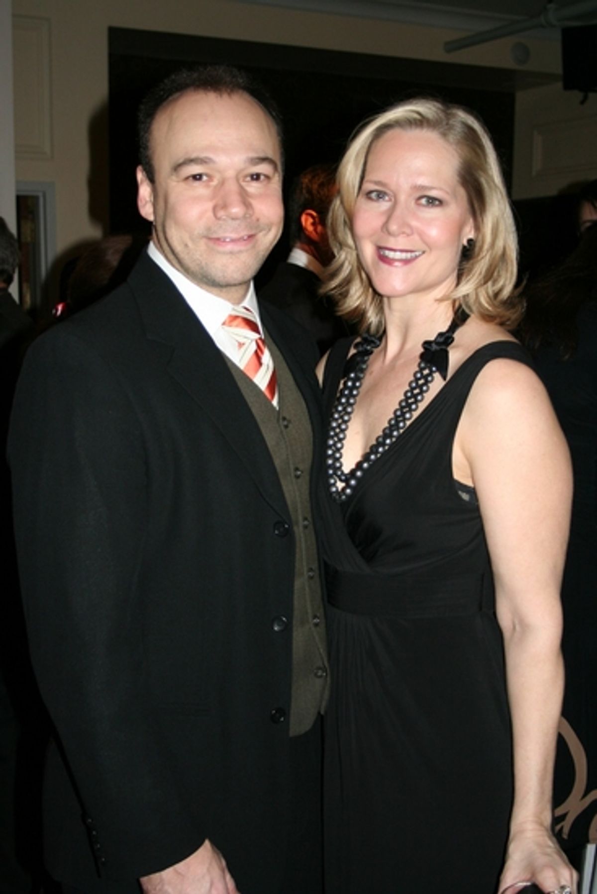 Danny Burstein (South Pacific) and Rebecca Luker at NYS Arts Fall Gala 2008