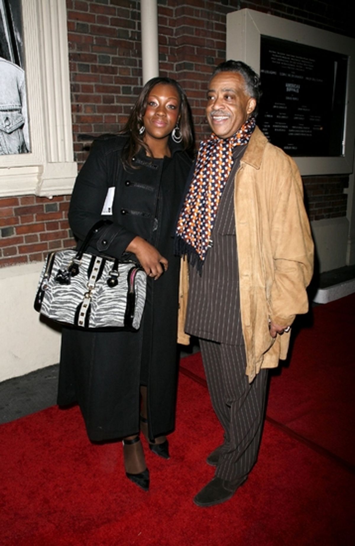 Al Sharpton and daughter at 