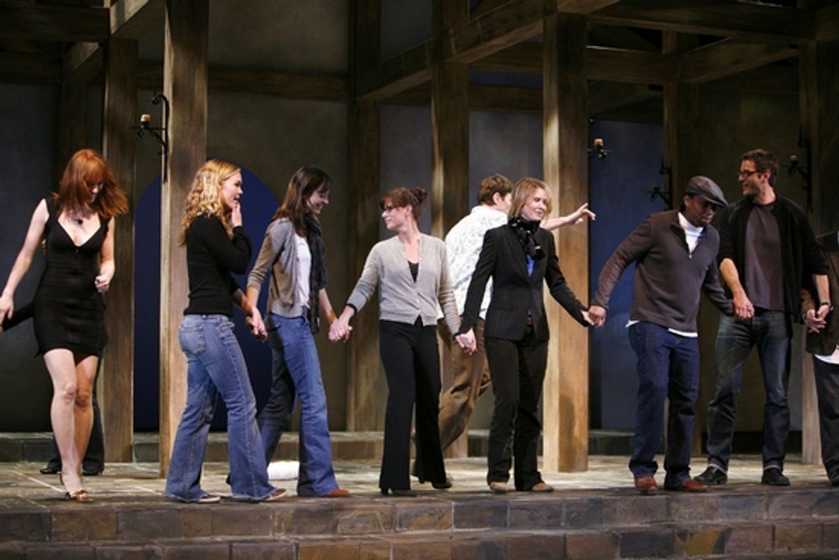 Alicia Witt, Julia Stiles, Diane Neal, Maura Tierney, Cynthia Nixon, Michael Ealy and Peter Hermann at 