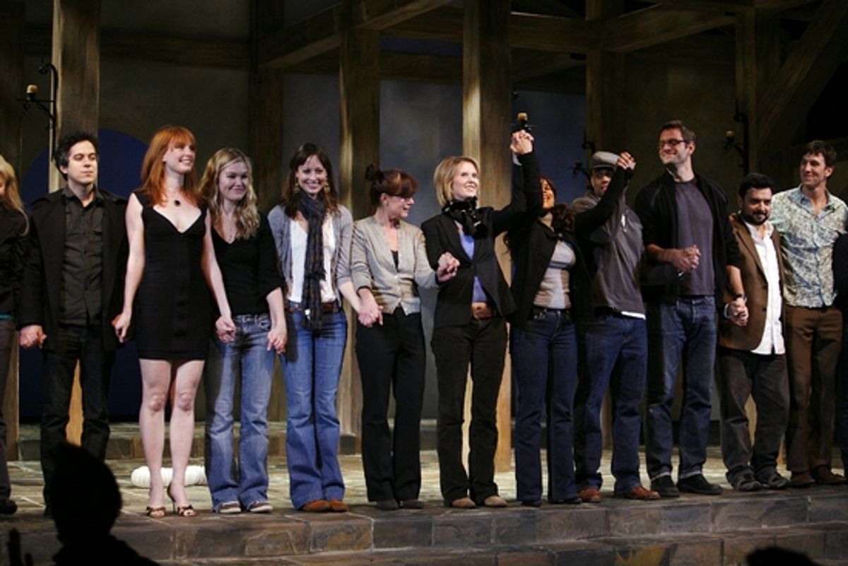 M. Ward, Alicia Witt, Julia Stiles, Alexie Gilmore, Maura Tierney, Cynthia Nixon, Rosie Perez, Michael Ealy, Peter Hermann, Horatio Sanz and Pablo Schreiber at 