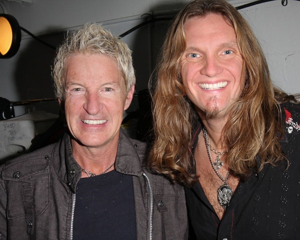 Kevin Cronin and Joel Hoekstra (guitarist for Rock of Ages and Night Ranger) at 