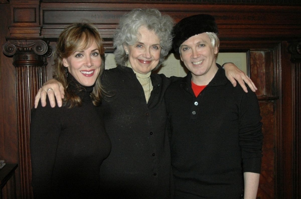 Janine LaManna, Mary Beth Peil and Charles Busch at 