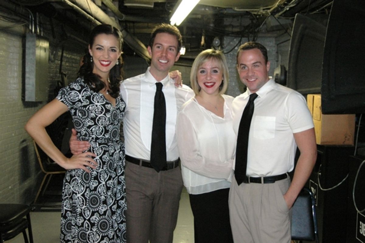 Erin Denman, Jeremy Benton, Anna White and Benjie Randall at 