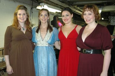 Christiane Noll, Julia Murney, Ashley Brown and Lorinda Lisitza Photo