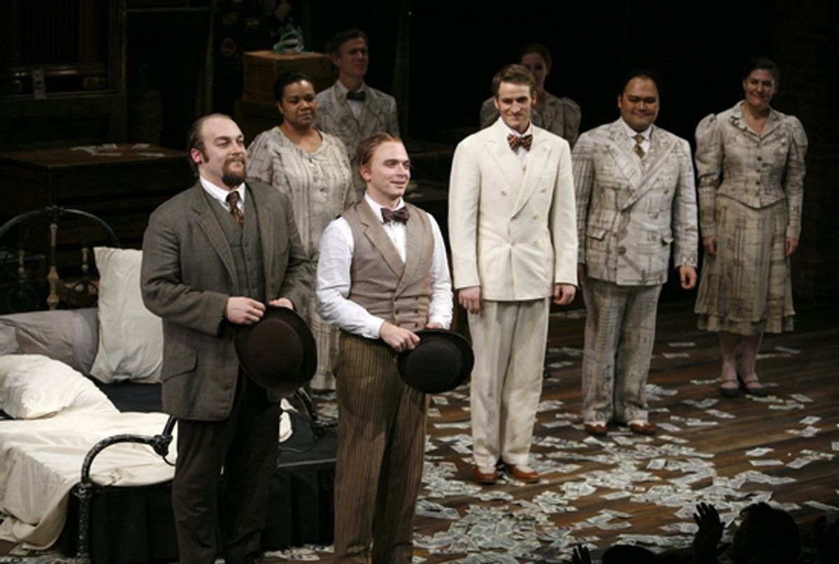 Alexander Gemignani, Michael Cerveris and Claybourne Elder at 