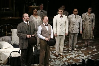 Alexander Gemignani, Michael Cerveris and Claybourne Elder Photo