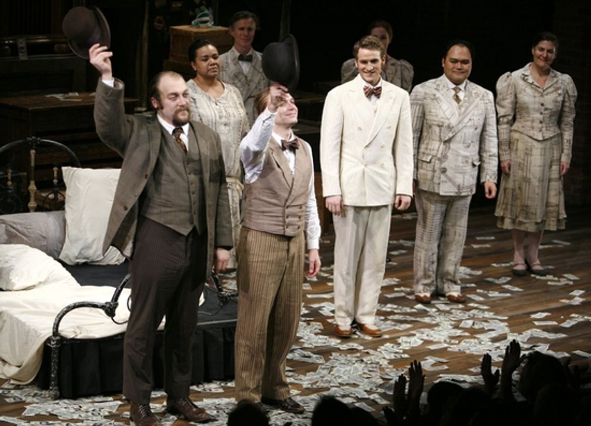 Alexander Gemignani, Michael Cerveris and Claybourne Elder at 