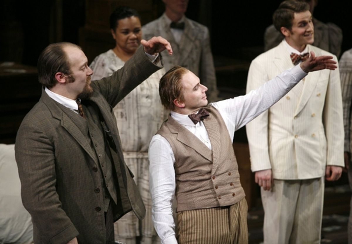 Alexander Gemignani, Michael Cerveris and Claybourne Elder at 