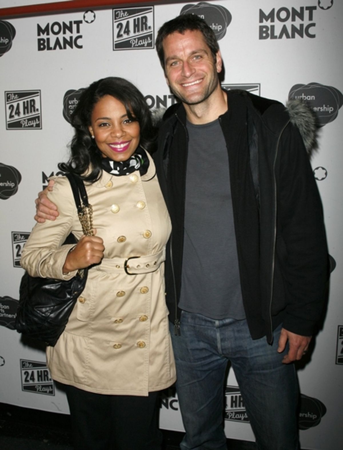 Sanaa Lathan and Peter Hermann at 