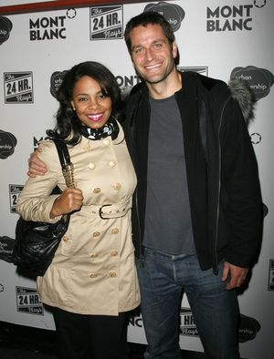 Sanaa Lathan and Peter Hermann Photo