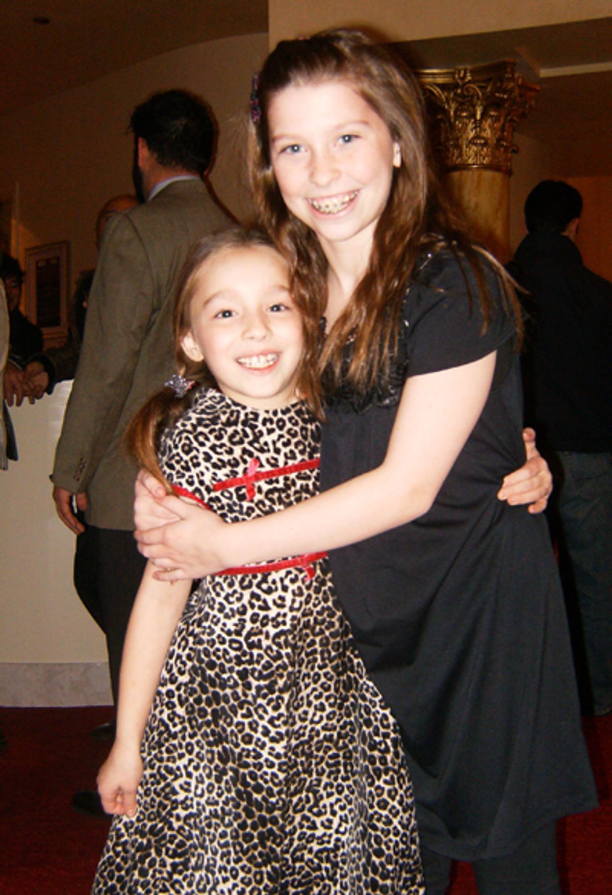 Emily Leahy ('Tootie') and Emily Ashenden ('Agnes') at 