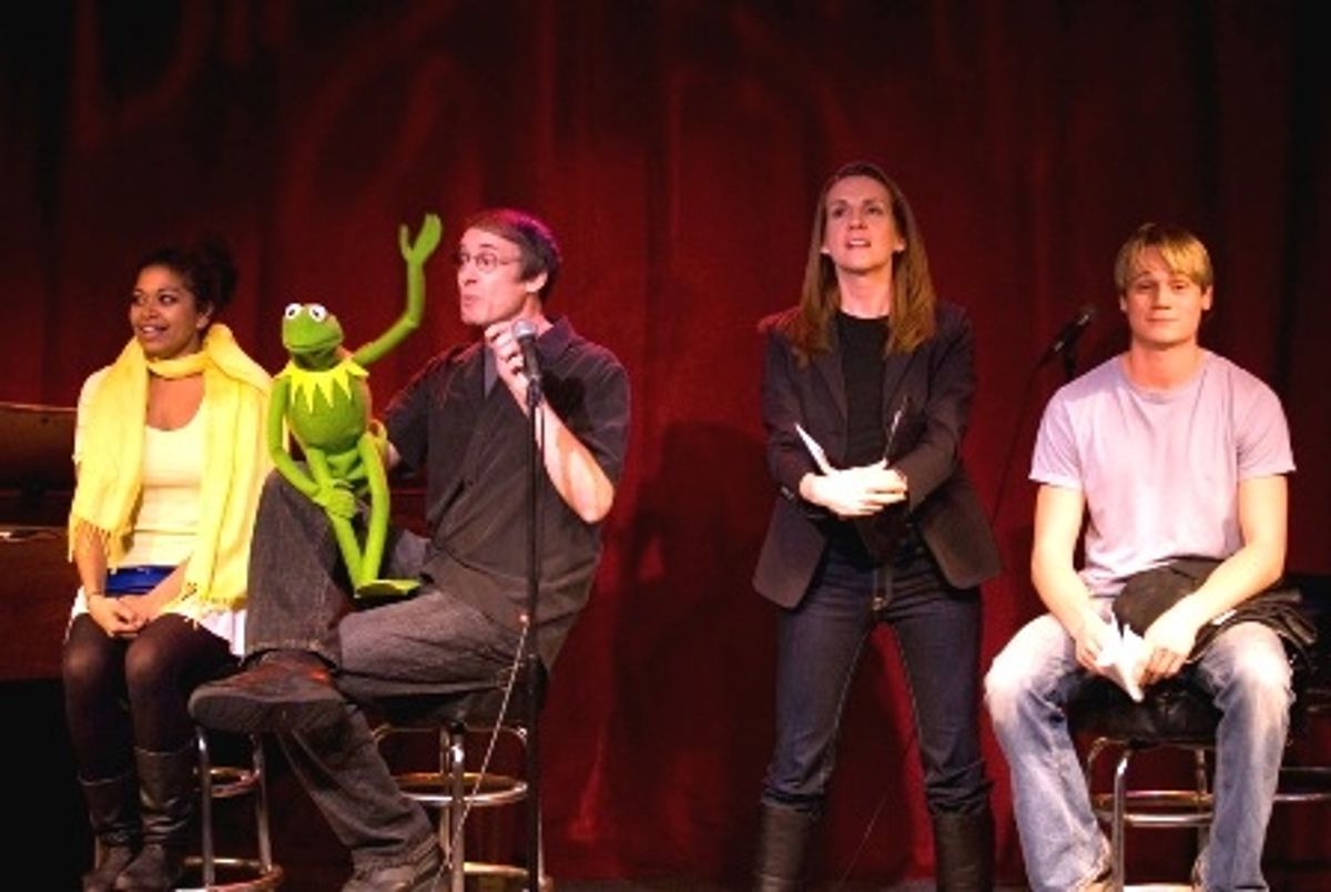 Rebecca Naomi Jones, Kermit, Rick Lyon, Susan Blackwell, and Paul David Story at 