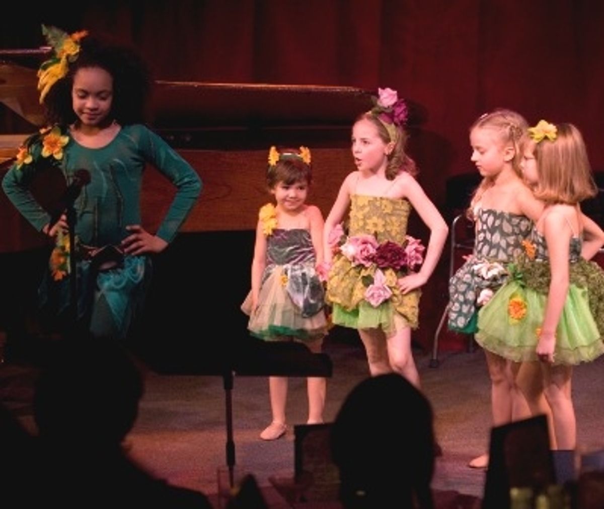 Emerald Angel Young, Charlotte Beede, Lily Pilblad, Tally Weiss, and Aleyna Bartnick at 
