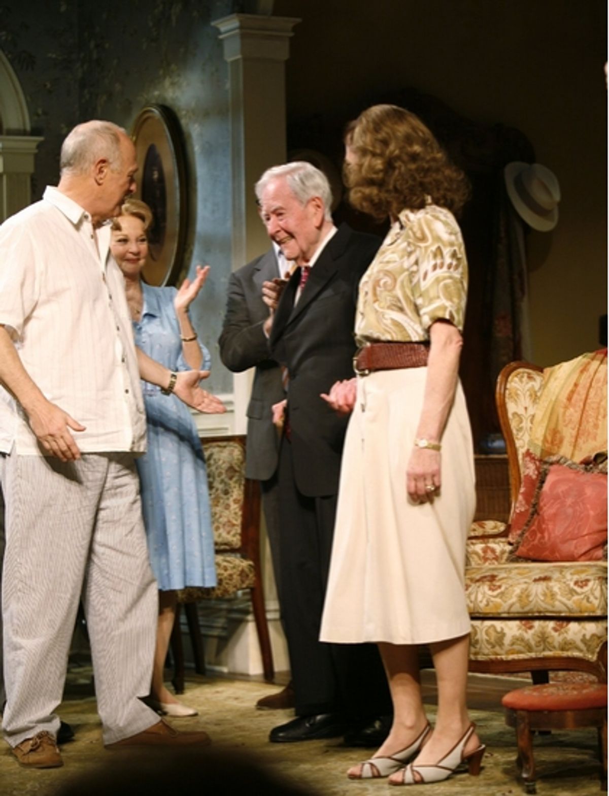 Gerald McRaney, Penny Fuller, Horton Foote and Hallie Foote at 