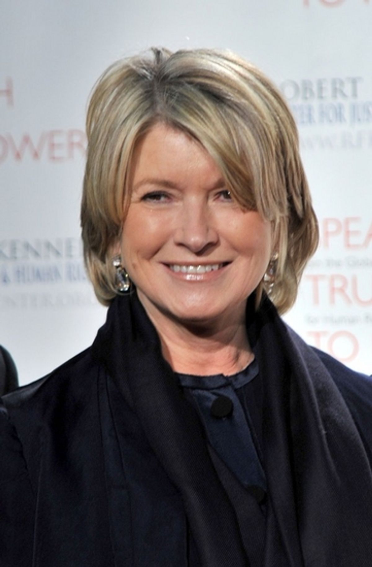 Martha Stewart at Robert F. Kennedy Center for Justice Gala