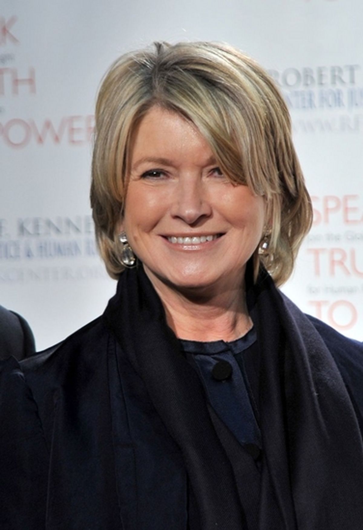 Martha Stewart at Robert F. Kennedy Center for Justice Gala