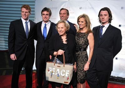 Joseph Kennedy, Matt Kennedy, Ethel Kennedy, and Robert F. Kennedy Jr. Photo