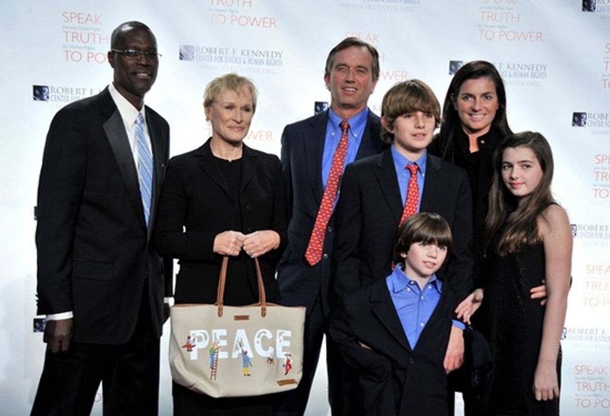 Glenn Close and Robert F. Kennedy Jr. at 