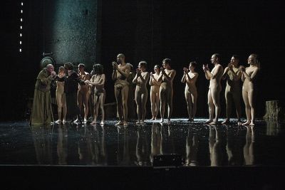 The company of The Garden of Earthly Delights with Martha Clarke Photo