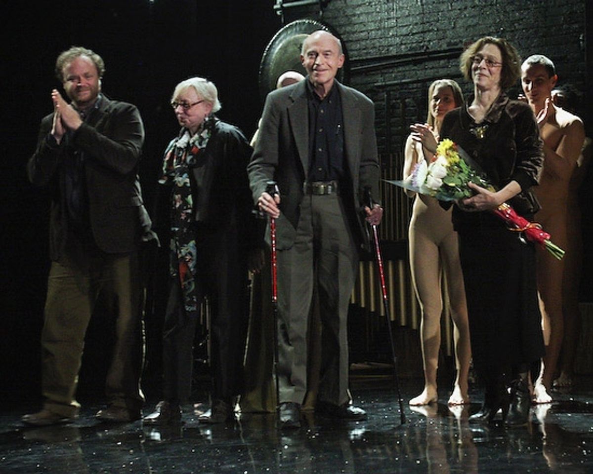 Martha Clarke is joined by Lighting Designer Richard Ackerlind, Costume Designer Jane Greenwood, and Composer Richard Peaslee at 