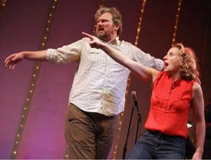 John Ellison Conlee and Sarah Saltzberg @ BroadwayWorld John Ellison Conlee and Sarah Saltzberg Photo