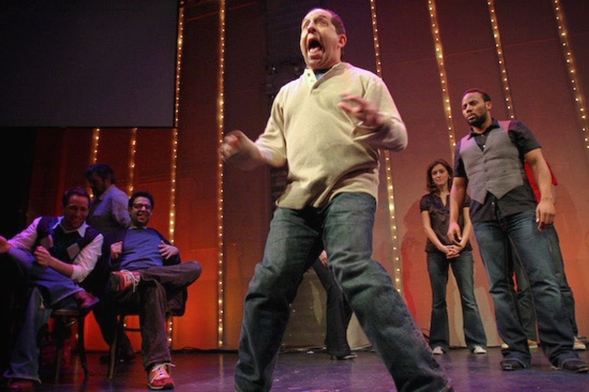 Jason Kravits and the cast at 