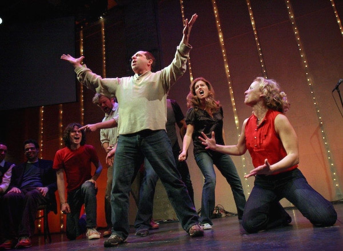 Jason Kravits and the cast at 