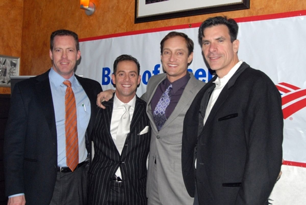 Dr. GorDon Thomas, Bruce Robert Harris, Ed Hummel, and Miguel Pons at 
