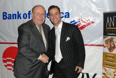 Mayor Joseph Delfino and Bruce Robert Harris Photo