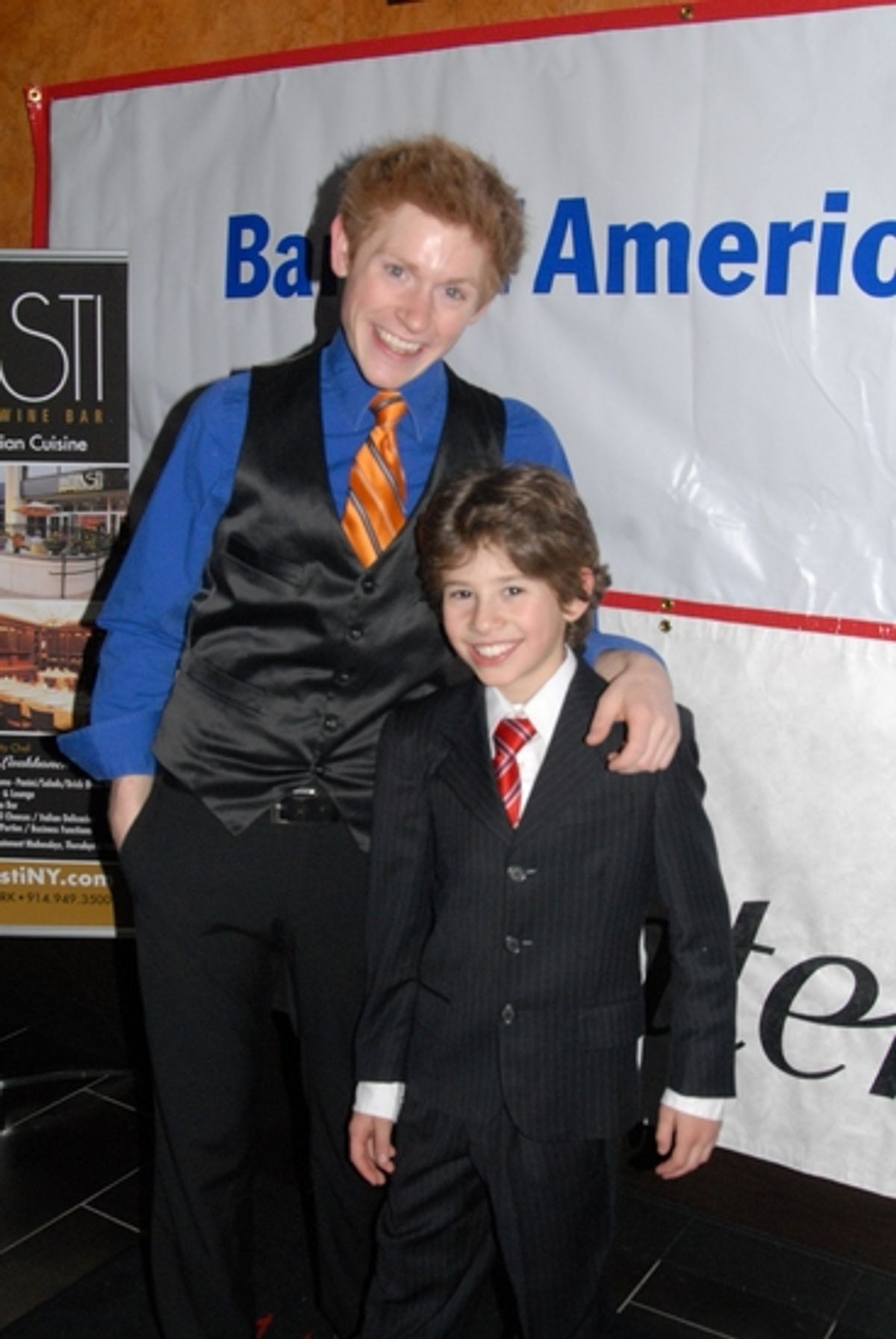 Jason Edward Cook (Artful Dodger) and David Gabriel Lerner (Oliver Twist) at OLIVER! at the White Plains Peforming Arts Center