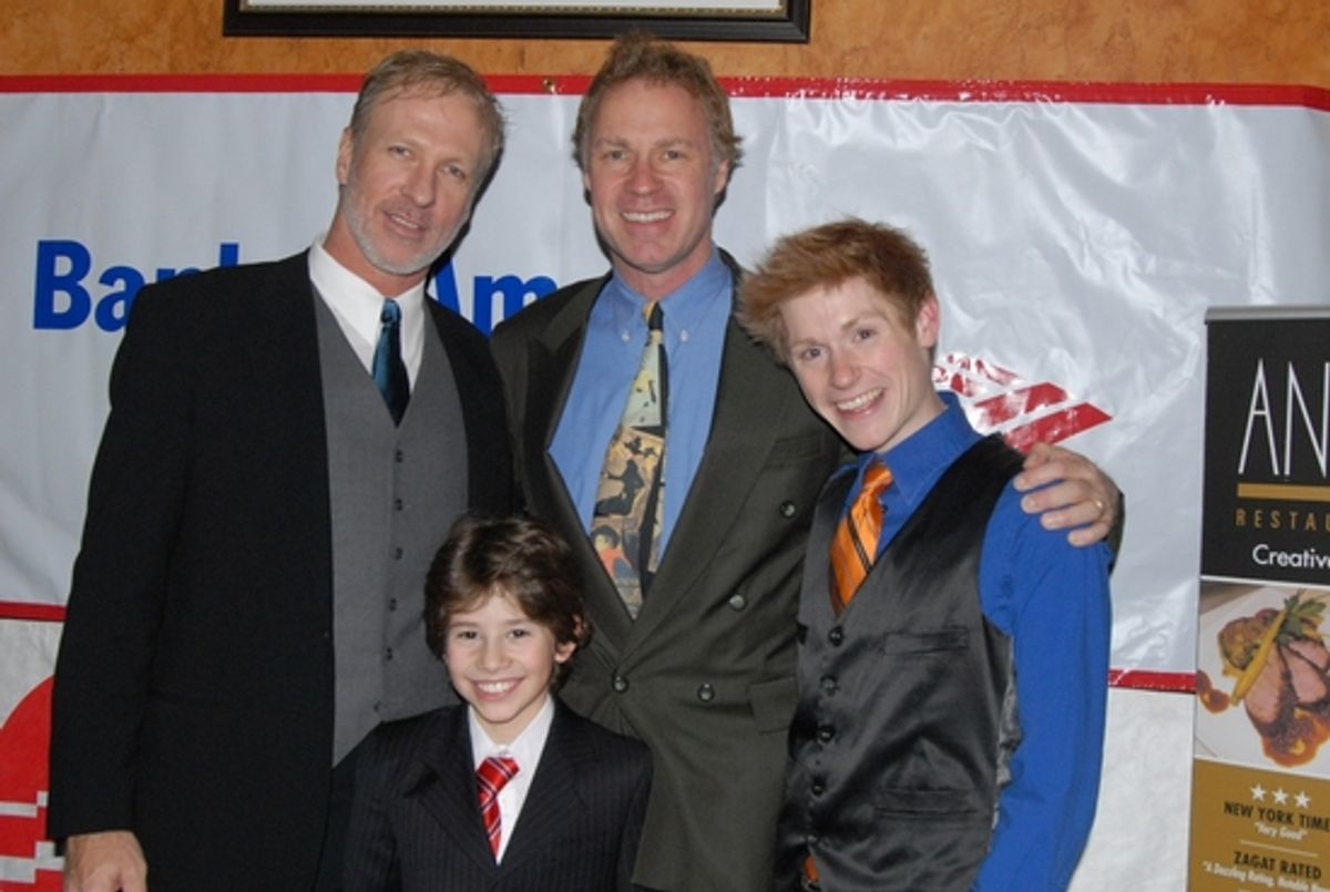 Christian Whelan, Luke Yankee, Jason Edward Cook with David Gabriel Lerner in front at 