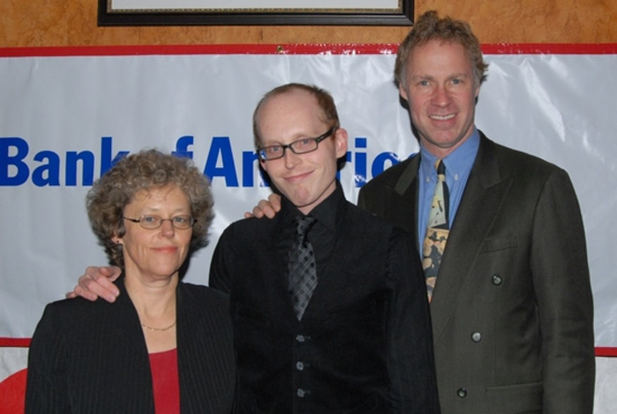 Leslie Kean (Assistant to the Director), Christopher D. Littlefield (Musical Director) and Luke Yankee (Director) at 