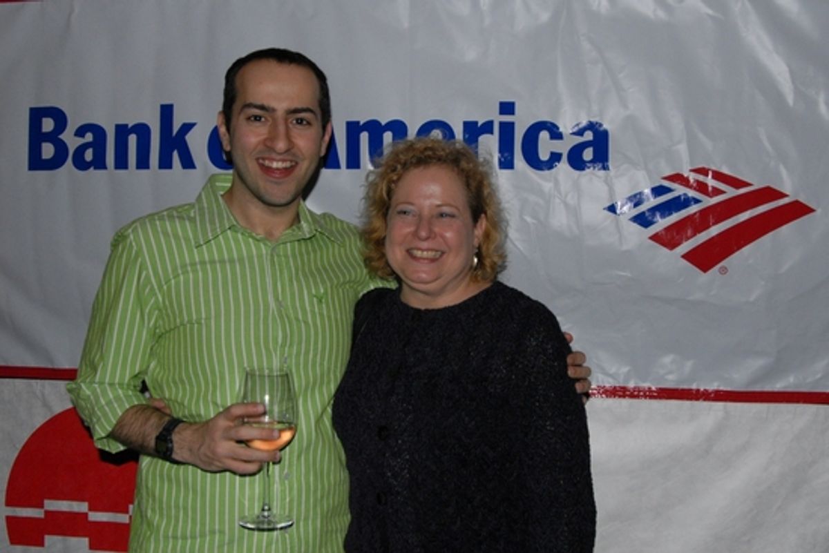 Wesley Apfel (Assistant stage manarer) and Janet Friedman (Production stage manager) at 