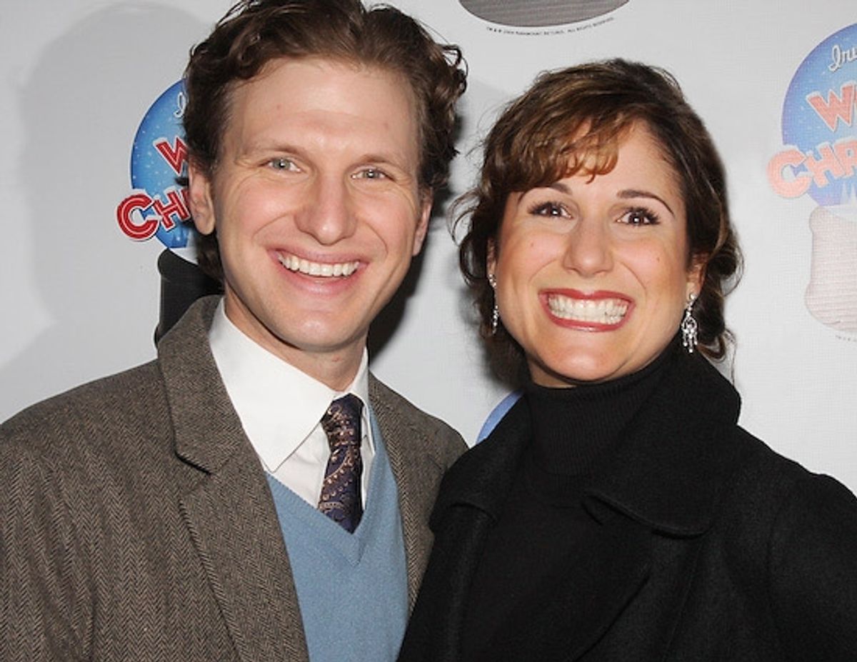 Sebastian Arcelus and Stephanie J. Block at 